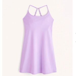 abercrombie traveler mini dress in purple